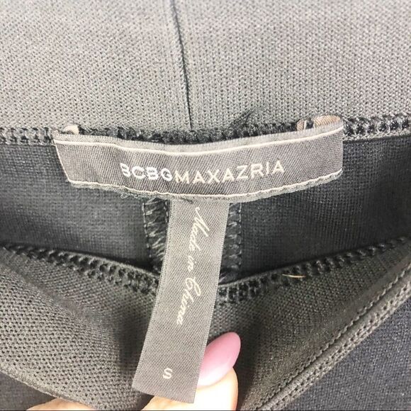 BCBGMAXAZRIA | Faux Leather Panel Leggings Small - Picture 8 of 9